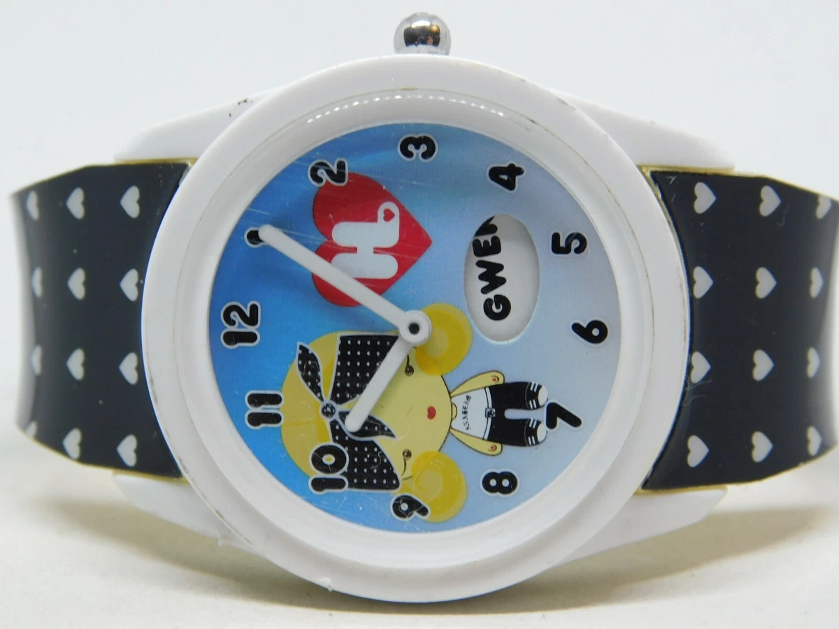Harajuku Lovers White Watch Gwen Stefani Q&Q SmileSolar Watch Collaboration main image 4