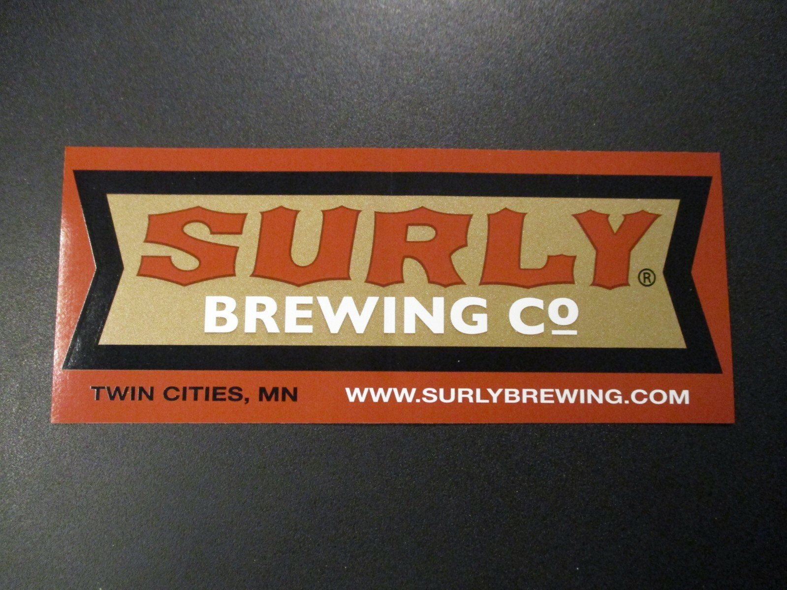 SURLY BREWING CO Minnesota Twin Citie STICKER decal craft beer Darkness Doomtree