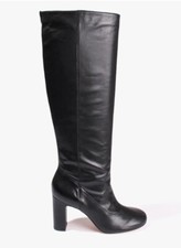 Ted Baker Marlarh Pull On Knee High Boots Ladies Black Size Uk 4 #ref56