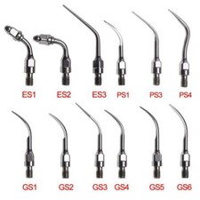 12 Types Dental Ultrasonic Piezo Scaler Scaling Endo Perio Tip Fit SIRONA Dr