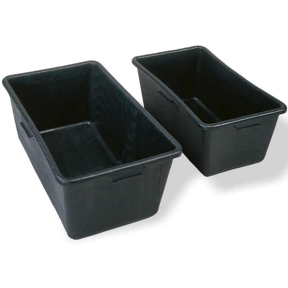 FELDTMANN Mörtelkasten 90 L Speiskübel Mörtelwanne Beton Maurer Kübel Zement Bau Trog