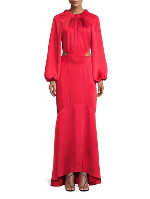 NWT Elliatt Ackins Cut-Out Satin Maxi Dress RED size XS | eBay NWT Elliatt Ackins Cut-Out Satin Maxi Dress RED size XS | eBay