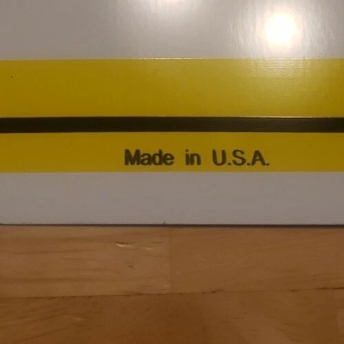 No Hunting Sign Yellow & Black 14" x 10" Made in USA Aluminum Pre Drilled Ready  - Image 2 of 4