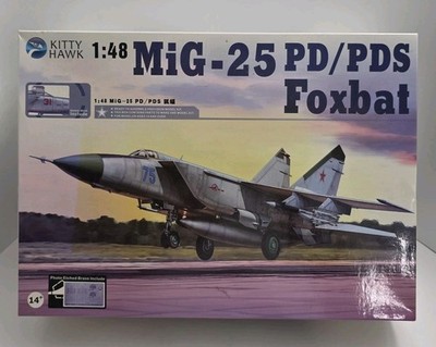 Kitty Hawk 80119 1/48 MIG-25 P/PD Foxbat  Fighter Aircraft *FACTORY SEALED BAGS*
