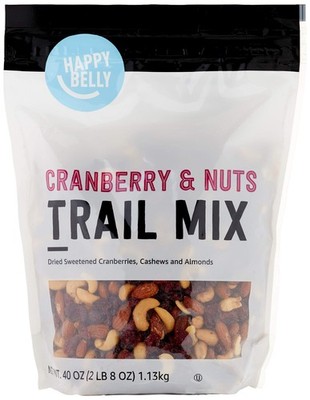 Amazon Brand - Happy Belly Cranberry & Nuts Trail Mix, 40 Ounce (Pack of 1) 