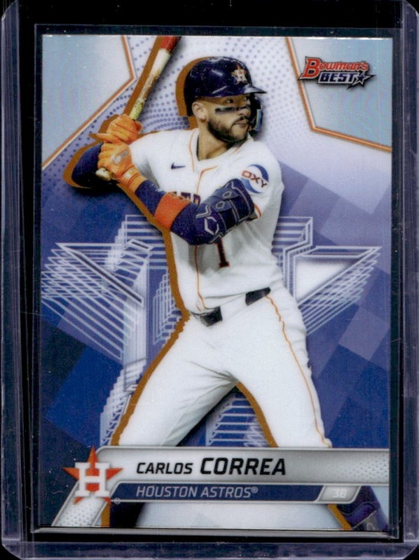2025 Bowman's Best Carlos Correa Refractor #50 Astros