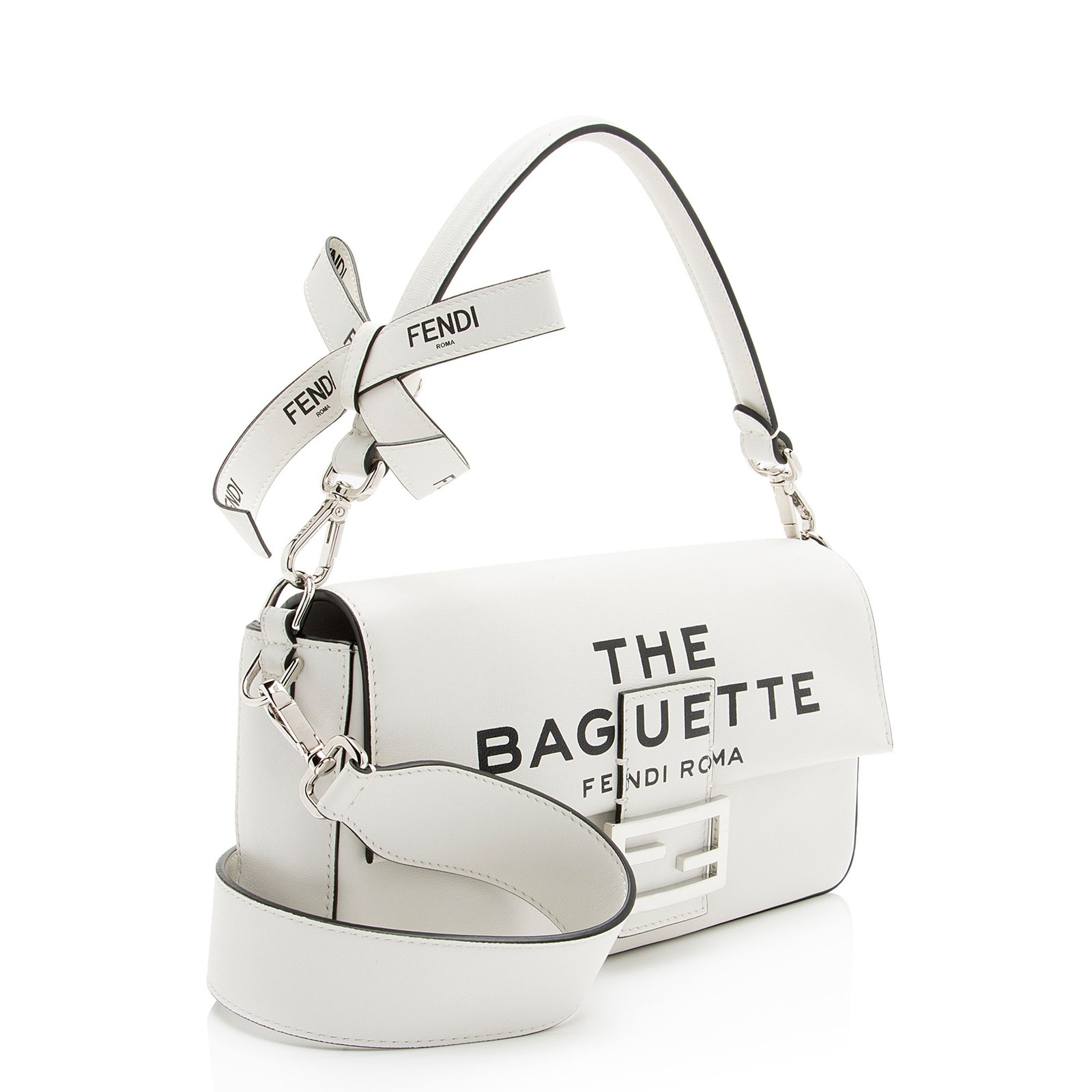 Fendi x Marc Jacobs Leather The Baguette Shoulder Bag image 2