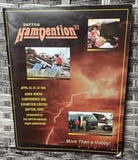 Dayton Hamvention 1993 Program  Unofficial Event Brochure Map Amateur Radio