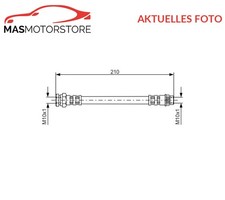 BREMSSCHLAUCH BREMSLEITUNG BOSCH 1 987 476 913 A FÜR DS DS 4 DS 4 CROSSBACK