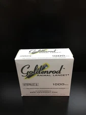 Medipoint Goldenrod Animal Lancet 4mm 1000/box Lancets