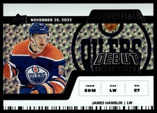 2022-23 UD Credentials Debut Ticket Access Horizontal James Hamblin RC 383/999