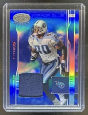 2003 Leaf Certified Materials Jevon Kearse Jersey Mirror Blue #/50 Titans