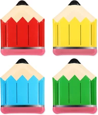 Back to School Pencil Paper Plates First Day of School Disposable Plates 40Pcs P