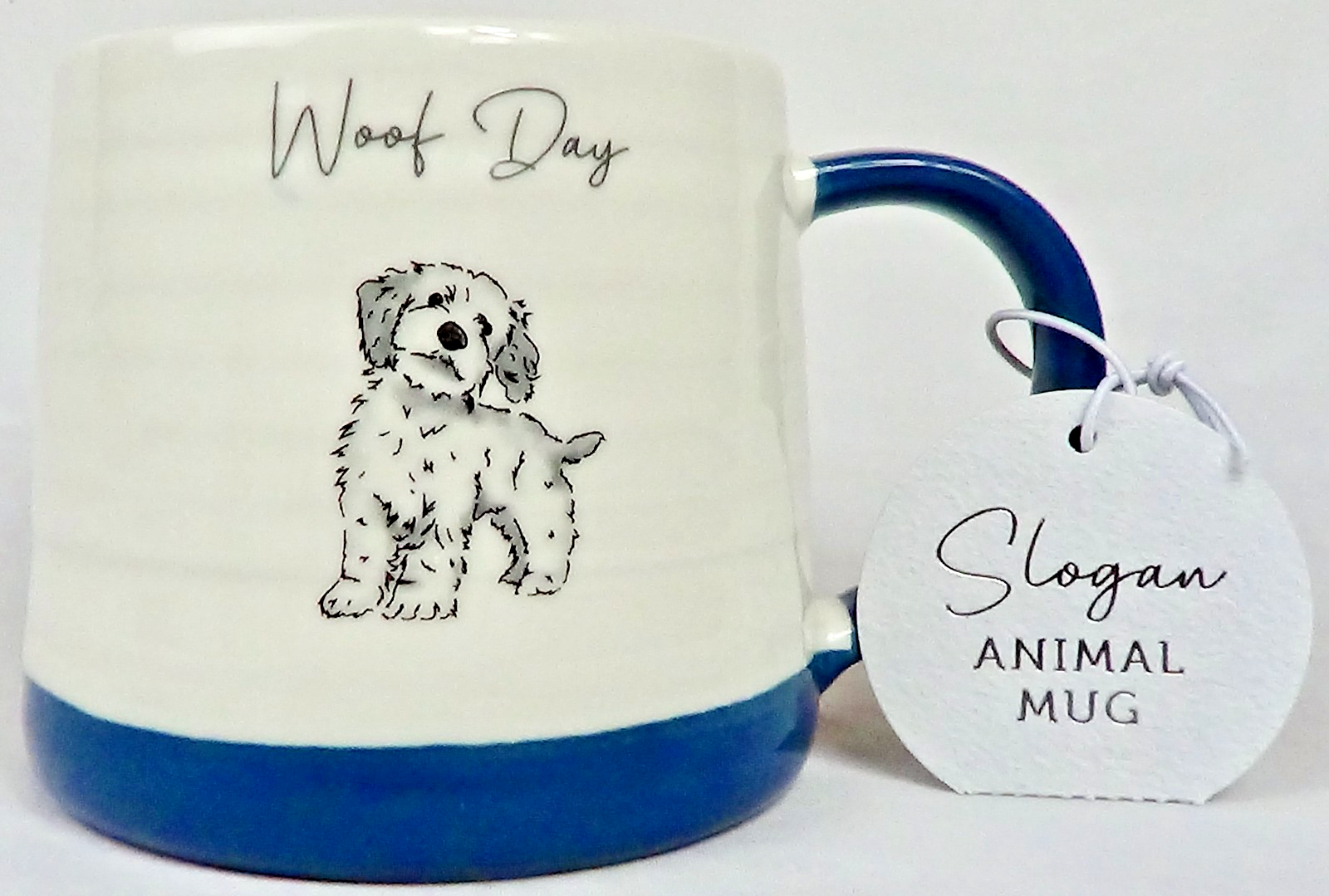 Cockapoo Woof Dog Mug Gift Present Animal Tea Coffee Cup Ribbed
