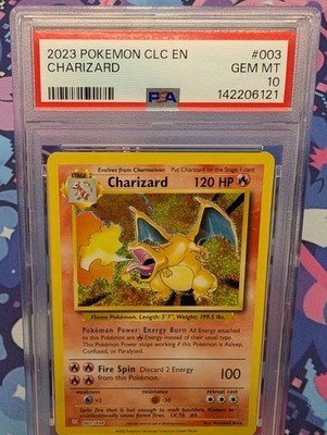 2023 POKEMON CLC GAME CLASSIC CHARIZARD & HO-OH ex DECK #003 PSA