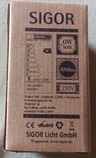 +SIGOR NOSTALGIA LED Normale Filament klar 6100601 6W 230V E27 550lm  20000h