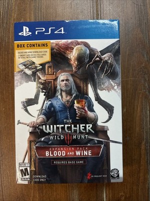 The Witcher 3 III Blood and Wine Expansion/Gwent card decks - Sony PlayStation 4