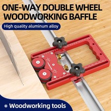 One-Way Double Wheel Woodworking Baffle Compact Lightweight Design Precision Too