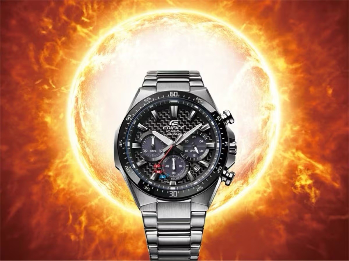 CASIO EDIFICE EQS-800P ソーラー メンズ 腕時計 W001 Meet: Casio Edifice EQS800 Solar Watch