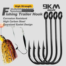 Gancho de remolque de pesca 50-200 piezas para golpes cortos par con cabeza de plantilla Spinnerbait