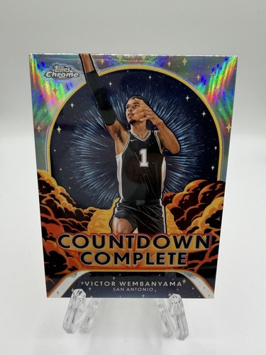 2024-25 Topps Chrome - Countdown Complete Victor Wembanyama #CC-1 Refractor