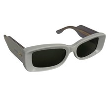 Gucci Square Shiny Pastel Light Blue Recycled Acetate Sunglasses GG1528S-004