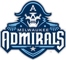Milwaukee Admirals sticker weatherproof bumper vinyl decal
