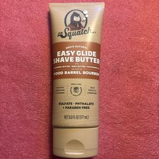 Dr. Squatch Men's Natural Shave Butter Wood Barrel Bourbon, 6 fl oz