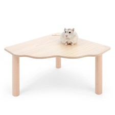 Hamster Play Wooden Platform Dwarf Syrian Mice Degus Triangle 5.9 Inch Height