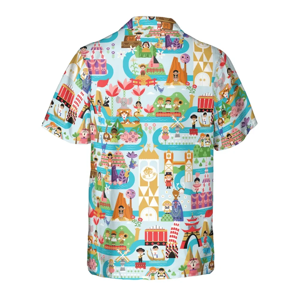 It's Small World Map Hawaiian Shirt