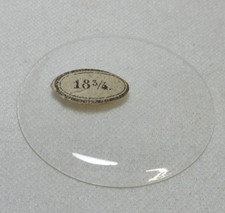 GLASS POCKET WATCH CRYSTAL 18 3/4 WATCHMAKER REPLACEMENT PART 314