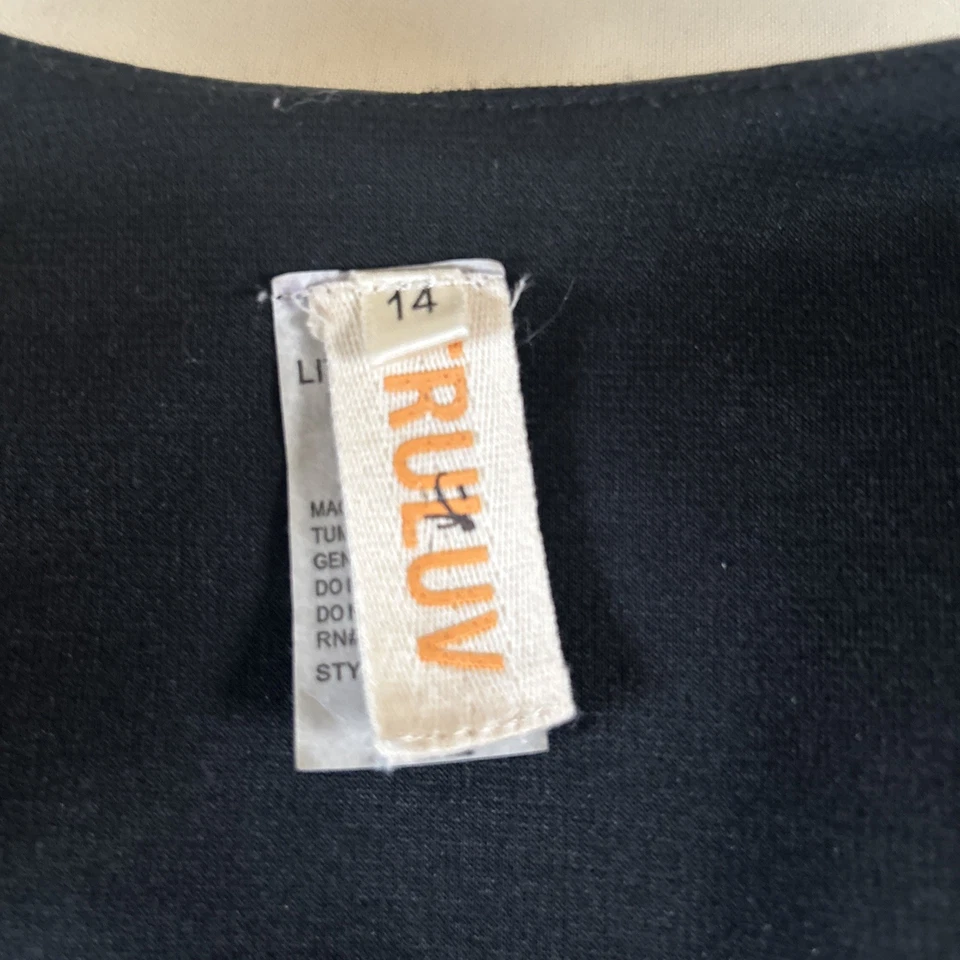 Chaleco de piel sintética Truluv con cinturón, marrón, niñas talla: 14, frente abierto, forro negro Foto 4 de 4