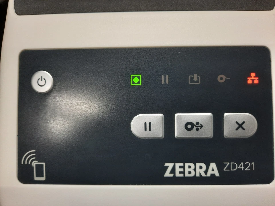 Zebra ZD421 Direct Thermal Label Printer-(With Power supply/USB Cord)-TESTED - Image 2 of 4
