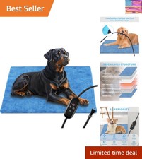 Outdoor Pet Heating Pad for Dogs, Indoor Waterproof Electric Heated Cat Dog B...