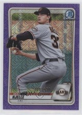 2020 Bowman Chrome Prospects Mega Box Purple Mojo Refractor Sean Hjelle 06ko