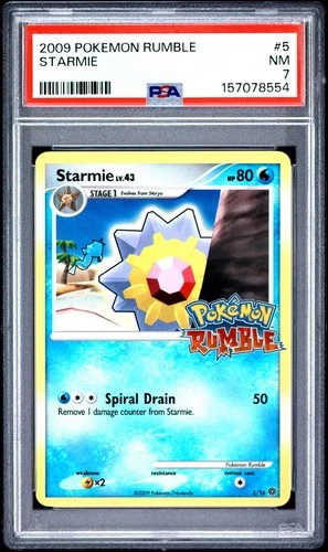 PSA 7 Starmie 5/16 Pokemon Rumble NM-MT Graded Pokemon Card