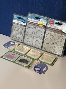 Lot of 28 Cuttlebug/Cuttlekids Embossing Folders & Dies