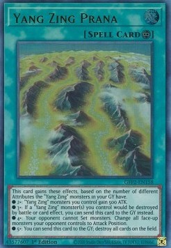 YuGiOh Yang Zing Prana GFP2-EN158 Ultra Rare Englisch NM 1st