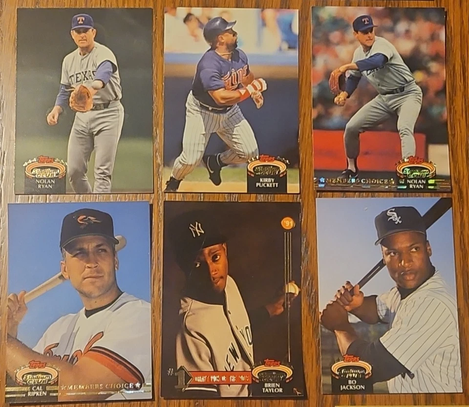 1992 Topps Stadium Club Baseball 15 Card Lot with Stars Rookies & HOFer's - Set2 - Image 3 of 4