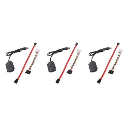  3 Pieces Externe Festplatte Kabel Festplatten-adapter Stromkabel
