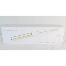 Kristin ESS KES0113 Hair Soft Wave Pivoting 1-1/4" Wand White Gold New