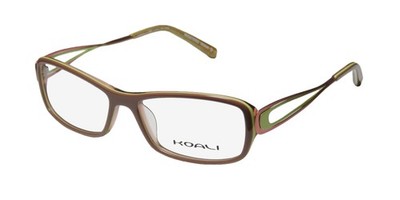 NEW KOALI 7255K EYEGLASS FRAME MULTI-COLOR RECTANGULAR MV022 FULL-RIM METAL &