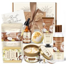 Gifts for Women Happy Birthday Gift Baskets, Bath and Body Gift Set Mothers D...