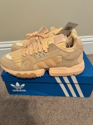Mens US Size 12 Adidas ZX Torsion Glow Orange Tonal Quilted Sneakers
