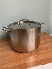 16 Quart Tramontina Covered Stock Pot Stainless Steel 16-Quart, 80117/179