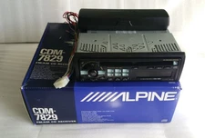Alpine CD Player Head Unit Old School Vintage Car Radio BMW E30 E36 Porsche 911