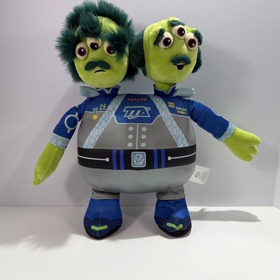 Disney's Tomorrowland Watson and Crick Green Blue Two Headed Plush 