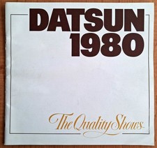 DATSUN * 1980 Original Sales Brochure * GOOD ...