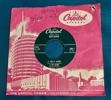 Dean Martin 45 EP Sunny Italy Capitol EAP 1-481 vg+