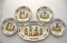 Pierre Deux French Country Platter + 4 Plates  Made in Portugal Jay Willfred